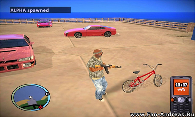 Car Spawner для GTA San Andreas моментально доставит к игроку любой транспорт