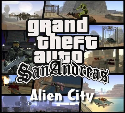 GTA San Andreas - Anderius Alien City для ГТА Сан Андреас