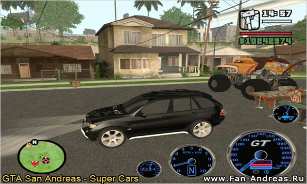 HD текстуры в GTA San Andreas - Super Cars