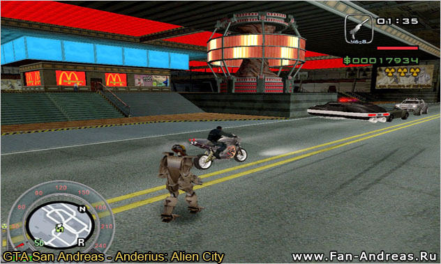 Фантастическая игра: GTA San Andreas - Anderius Alien City