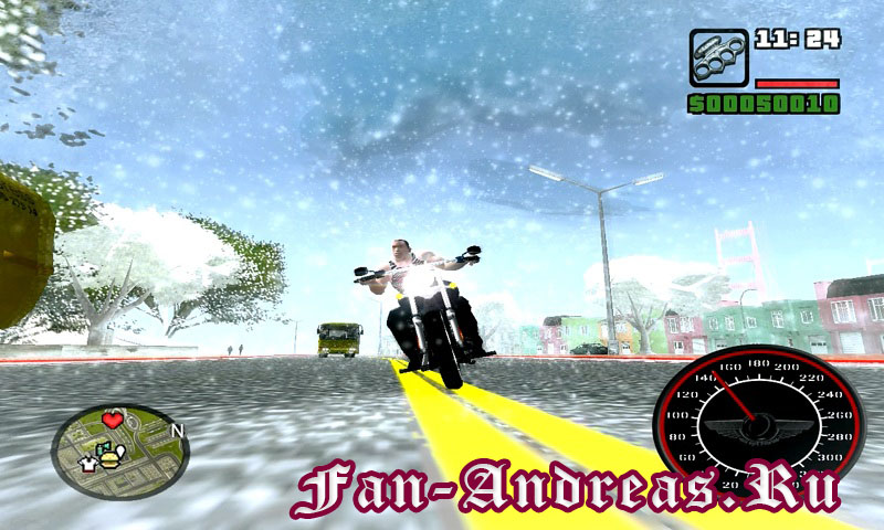 GTA San Andreas - Winter Adventure Of Bus Driver (скриншот 5)