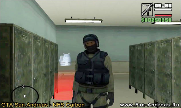 Замаскироваться в SWAT в GTA San Andreas - NFS Carbon