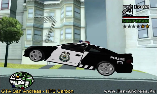 GTA San Andreas - NFS Carbon (Полицейский авто)