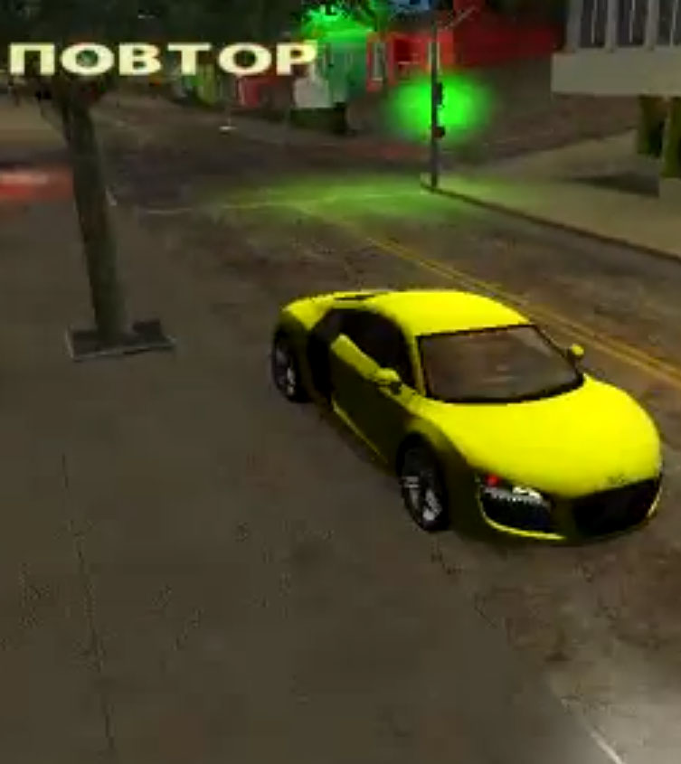 Видео GTA San Andreas - Трюк на машине