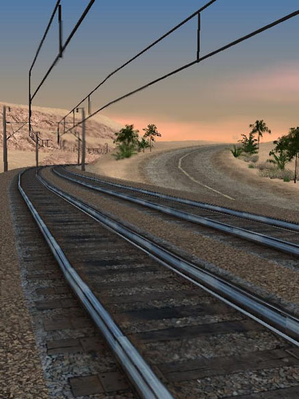 Новые русские железные дороги с электрификацией для GTA San Andreas