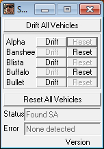 Drift [Disable / Enable] для GTA San Andreas