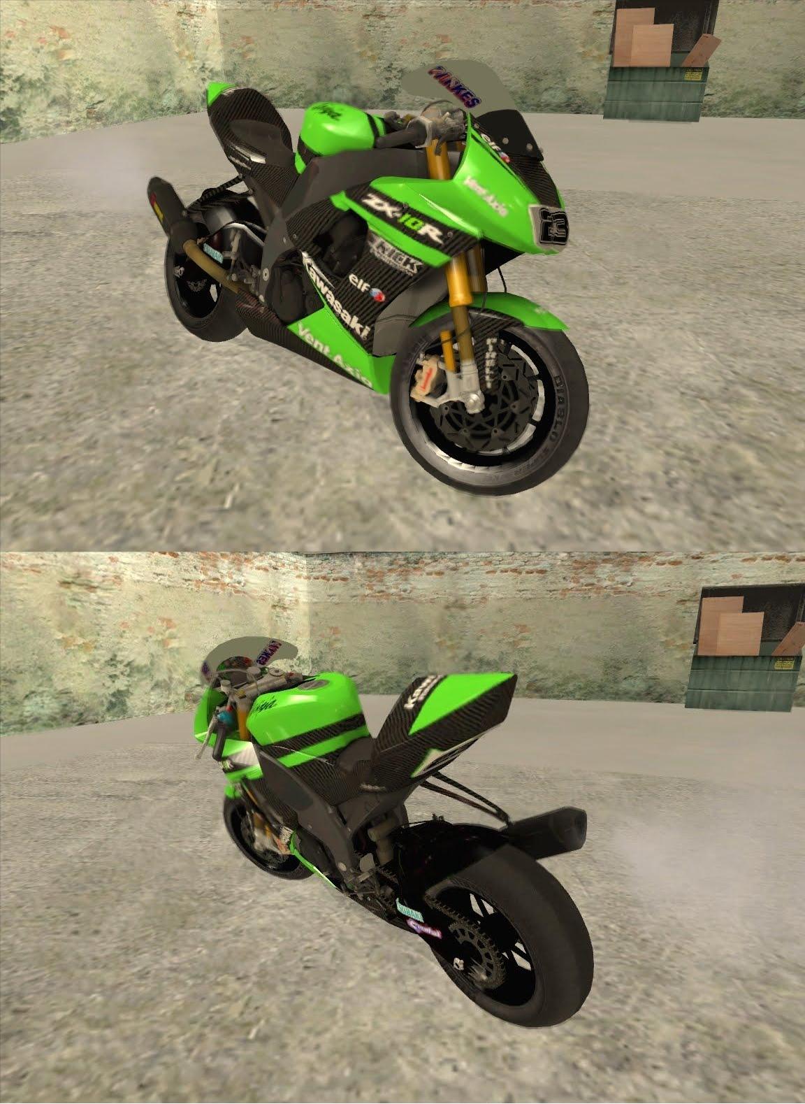 Kawasaki ZX-10R для GTA San Andreas