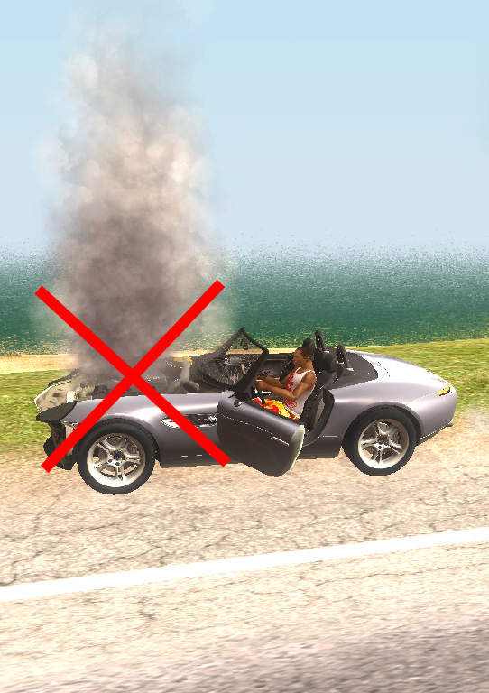 Код на GTA San Andreas на починку машины