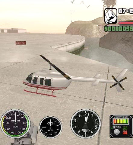 Автопилот на воздушном транспорте для GTA San Andreas