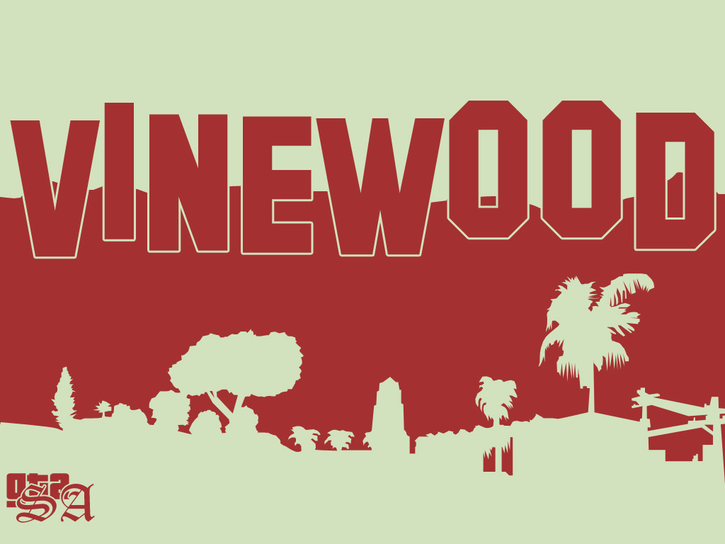 скачать бесплатно Надпись 'Vinewood' - GTA: San Andreas